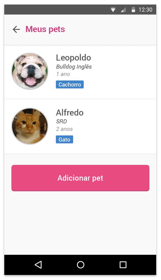 Mapspet Screenshot Meus Pets